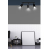 Lampa sufitowa  HIRO 3 BL/CHROME 964/3 EMIBIG