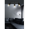 Lampa sufitowa  HIRO 3 BL/GOLD 965/3 EMIBIG