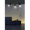 Lampa sufitowa  HIRO 3 BL/GOLD 965/3 EMIBIG