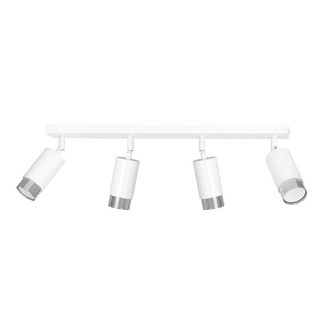 Lampa sufitowa  HIRO 4 WH/CHROME 962/4 EMIBIG