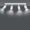 Lampa sufitowa  HIRO 4 WH/CHROME 962/4 EMIBIG