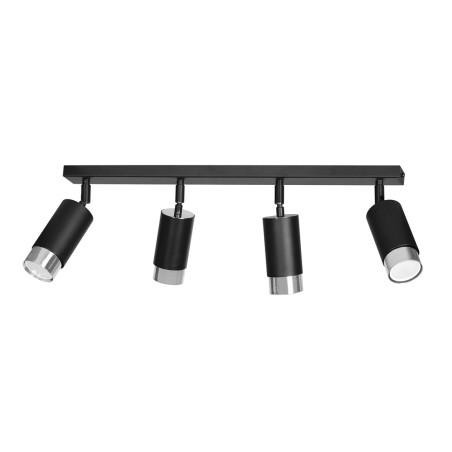 Lampa sufitowa  HIRO 4 BL/CHROME 964/4 EMIBIG