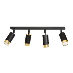 Lampa sufitowa  HIRO 4 BL/GOLD 965/4 EMIBIG
