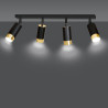 Lampa sufitowa  HIRO 4 BL/GOLD 965/4 EMIBIG