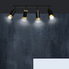 Lampa sufitowa  HIRO 4 BL/GOLD 965/4 EMIBIG