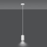 Lampa wisząca  FUMIKO 1 WH/CHROME 814/1 EMIBIG