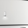 Lampa wisząca  FUMIKO 1 WH/CHROME 814/1 EMIBIG