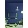 Lampa wisząca  FUMIKO 1 WH/CHROME 814/1 EMIBIG