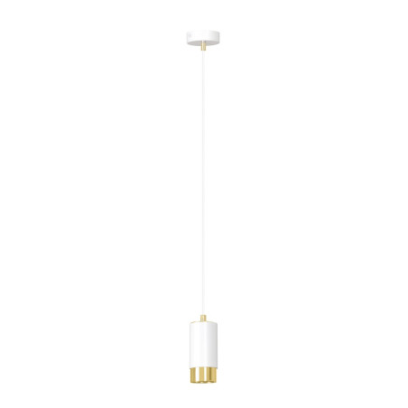 Lampa wisząca  FUMIKO 1 WH/GOLD 815/1 EMIBIG