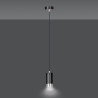 Lampa wisząca  FUMIKO 1 BL/CHROME 816/1 EMIBIG