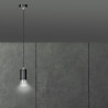 Lampa wisząca  FUMIKO 1 BL/CHROME 816/1 EMIBIG