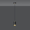 Lampa wisząca  FUMIKO 1 BL/GOLD 817/1 EMIBIG