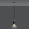 Lampa wisząca  FUMIKO 1 BL/GOLD 817/1 EMIBIG