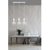 Lampa wisząca  FUMIKO 3 WH/GOLD 815/3 EMIBIG