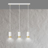 Lampa wisząca  FUMIKO 3 WH/GOLD 815/3 EMIBIG