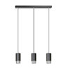 Lampa wisząca  FUMIKO 3 BL/CHROME 816/3 EMIBIG