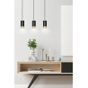 Lampa wisząca  FUMIKO 3 BL/GOLD 817/3 EMIBIG