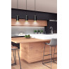 Lampa wisząca  FUMIKO 3 BL/GOLD 817/3 EMIBIG
