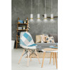 Lampa wisząca  FUMIKO 4 WH/GOLD 815/4 EMIBIG