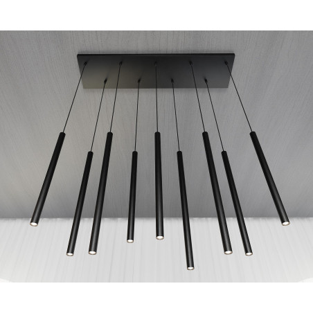 Lampa wisząca  SELTER 9 BLACK 552/9 EMIBIG