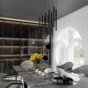 Lampa wisząca  SELTER 9 BLACK 552/9 EMIBIG