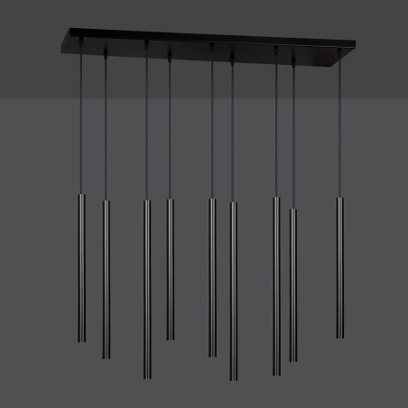 Lampa wisząca  SELTER 9 BLACK 552/9 EMIBIG