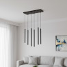 Lampa wisząca  SELTER 6 BLACK 552/6 EMIBIG