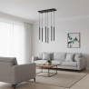 Lampa wisząca  SELTER 6 BLACK 552/6 EMIBIG