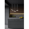 Lampa wisząca  SELTER 6 BLACK 552/6 EMIBIG