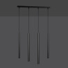 Lampa wisząca  SELTER 4 BLACK 552/4 EMIBIG
