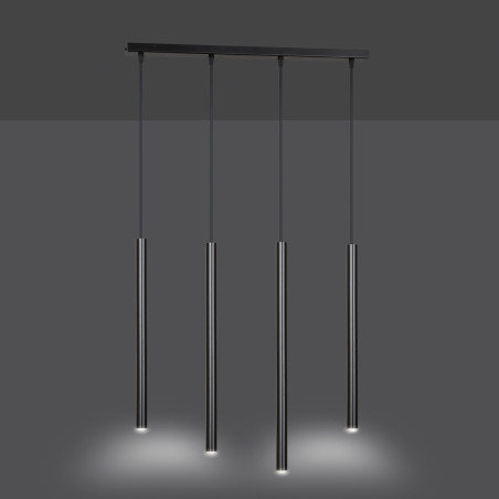 Lampa wisząca  SELTER 4 BLACK 552/4 EMIBIG