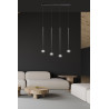 Lampa wisząca  SELTER 4 BLACK 552/4 EMIBIG