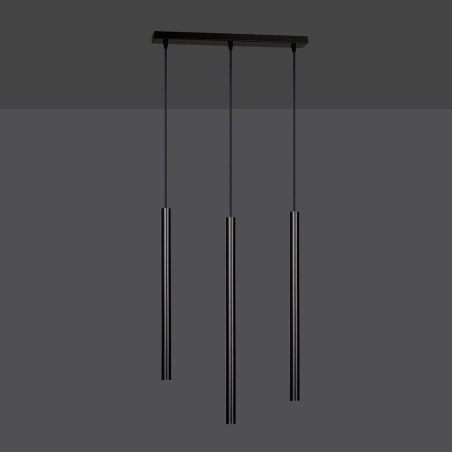 Lampa wisząca  SELTER 3 BLACK 552/3 EMIBIG