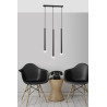 Lampa wisząca  SELTER 3 BLACK 552/3 EMIBIG