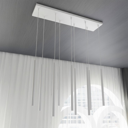 Lampa wisząca  SELTER 9 WHITE 553/9 EMIBIG