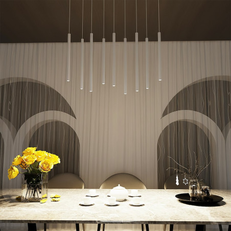 Lampa wisząca  SELTER 9 WHITE 553/9 EMIBIG