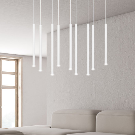Lampa wisząca  SELTER 9 WHITE 553/9 EMIBIG