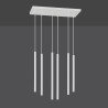 Lampa wisząca  SELTER 6 WHITE 553/6 EMIBIG