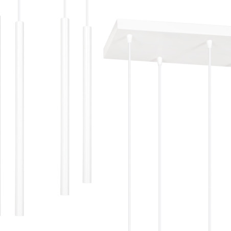 Lampa wisząca  SELTER 6 WHITE 553/6 EMIBIG