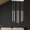 Lampa wisząca  SELTER 6 WHITE 553/6 EMIBIG