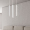 Lampa wisząca  SELTER 6 WHITE 553/6 EMIBIG