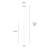 Lampa wisząca  SELTER 1 WHITE 553/1 EMIBIG