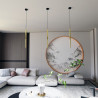 Lampa wisząca SELTER 1 GOLD 1332/1 EMIBIG