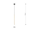 Lampa wisząca SELTER 1 GOLD 1332/1 EMIBIG