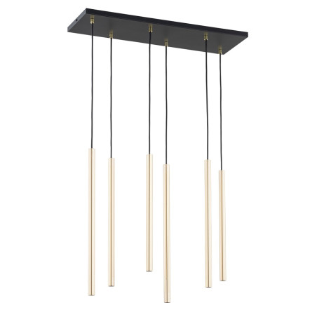 Lampa wisząca SELTER 6 GOLD 1332/6 EMIBIG