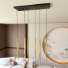 Lampa wisząca SELTER 6 GOLD 1332/6 EMIBIG