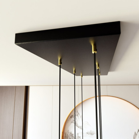 Lampa wisząca SELTER 6 GOLD 1332/6 EMIBIG
