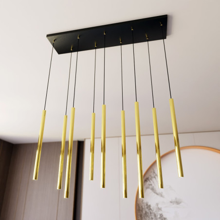 Lampa wisząca SELTER 9 GOLD 1332/9 EMIBIG
