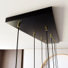 Lampa wisząca SELTER 9 GOLD 1332/9 EMIBIG