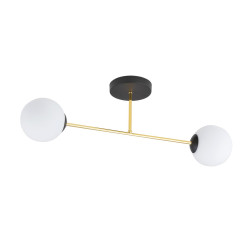 Lampa sufitowa  MAGNUM 2 BL OPAL 1233/2 EMIBIG